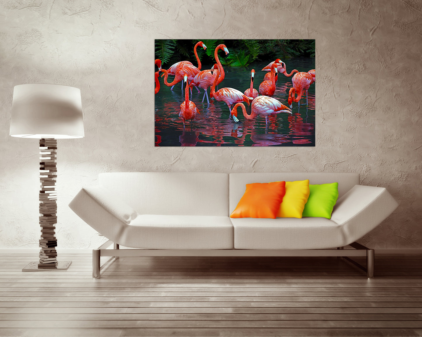 Flamingo canvas Animals Photo Print Baby room decor