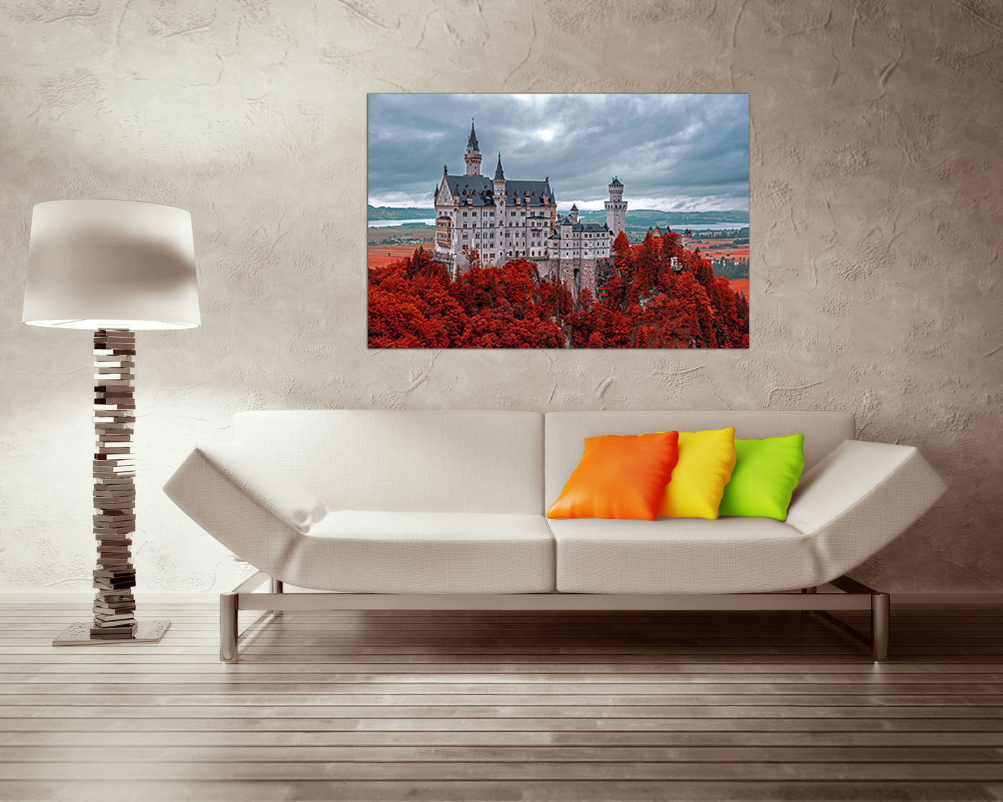 Neuschwanstein Castle print Germany wall art Bavaria décor travel canvas
