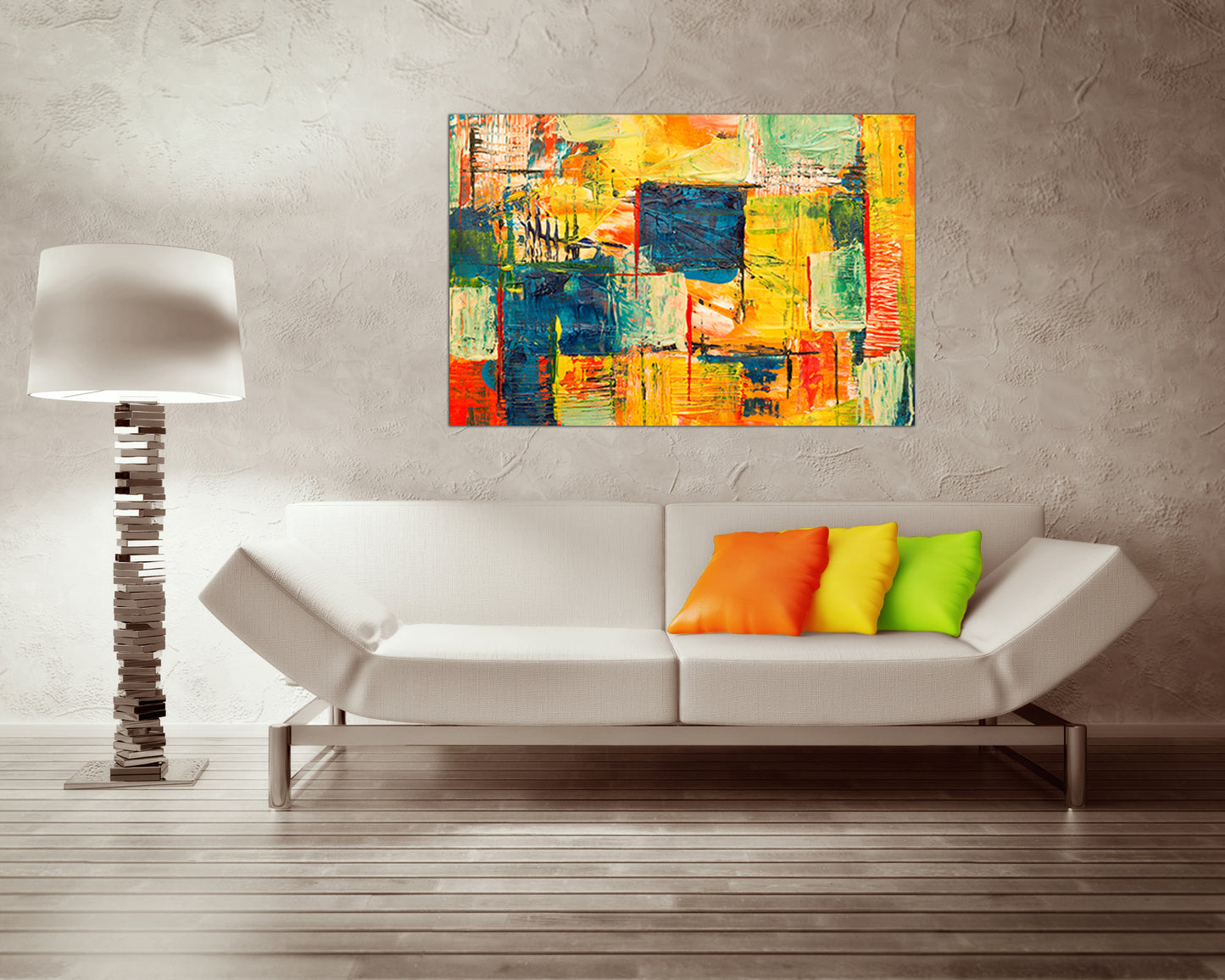 Wall art canvas Abstract decor Abstraction print Ready to hang