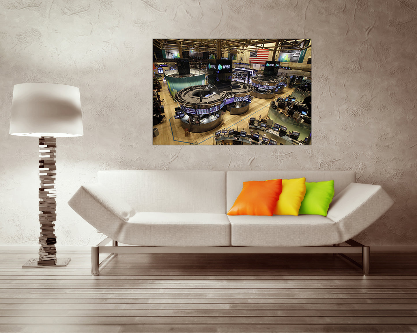 Stock exchange Trading canvas Trade office decor Economics market Buy sell trade Finance art