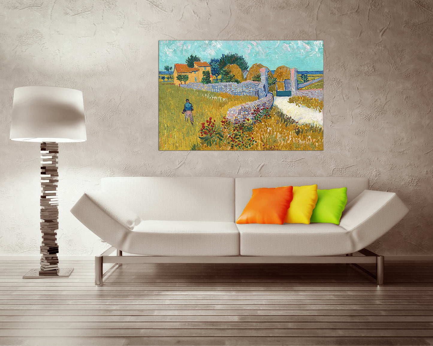 Farmhouse in Provence print on canvas reproduction Van Gogh art works