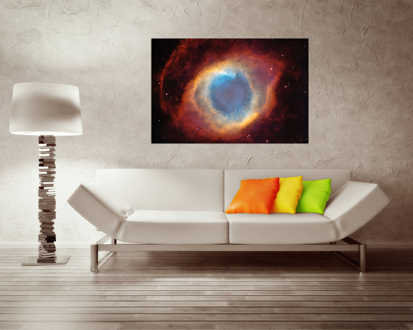 Galaxy nebula Space canvas Cosmos print Nursery art decor