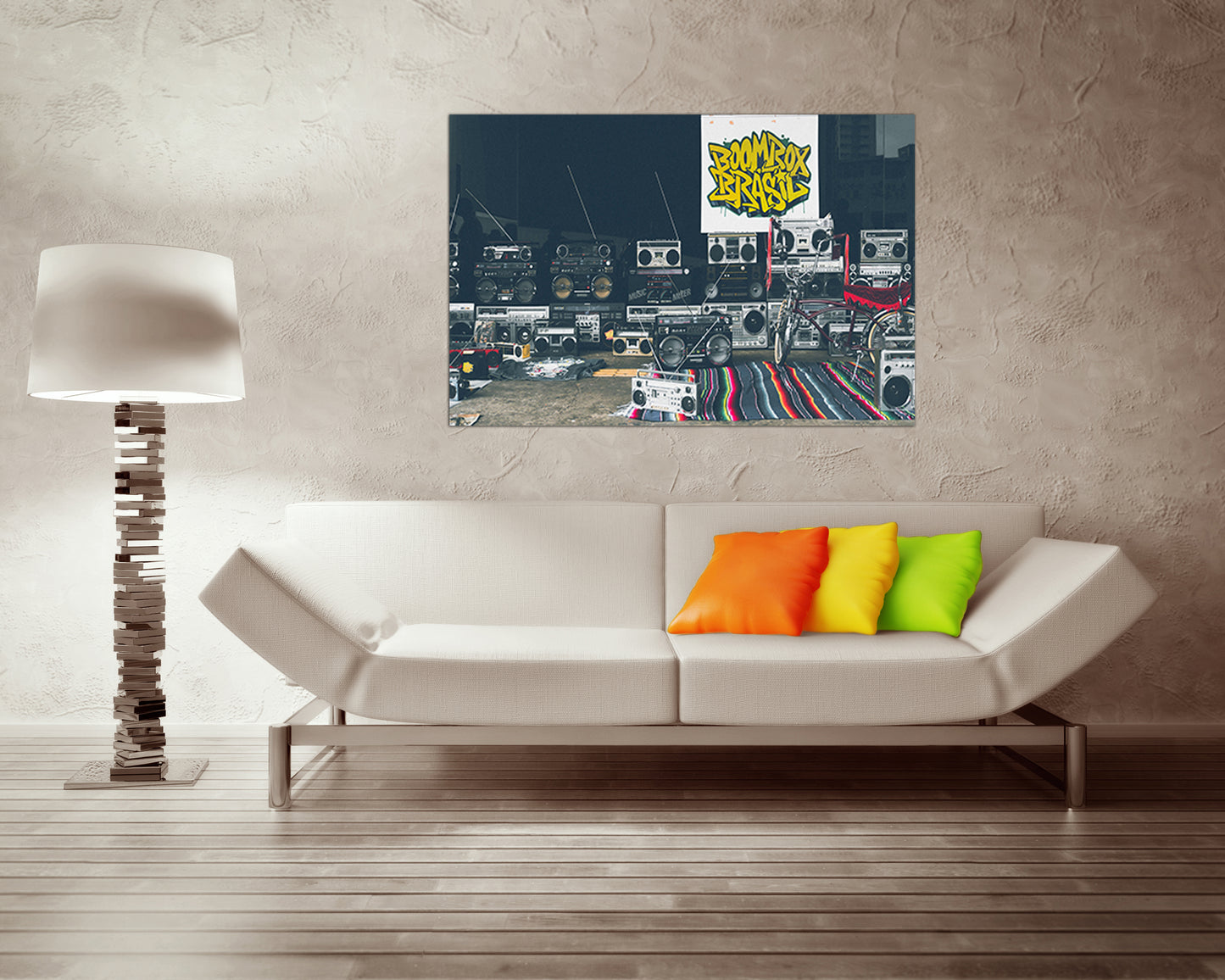 Boombox canvas Radio music print Dancer decor Wall art dance