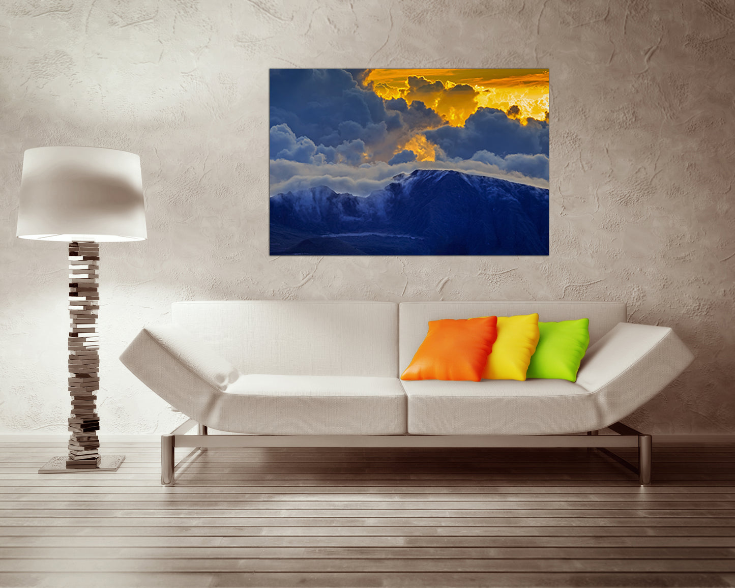 Haleakala National park Mountain maui canvas Volcano art Hawaii décor nature print