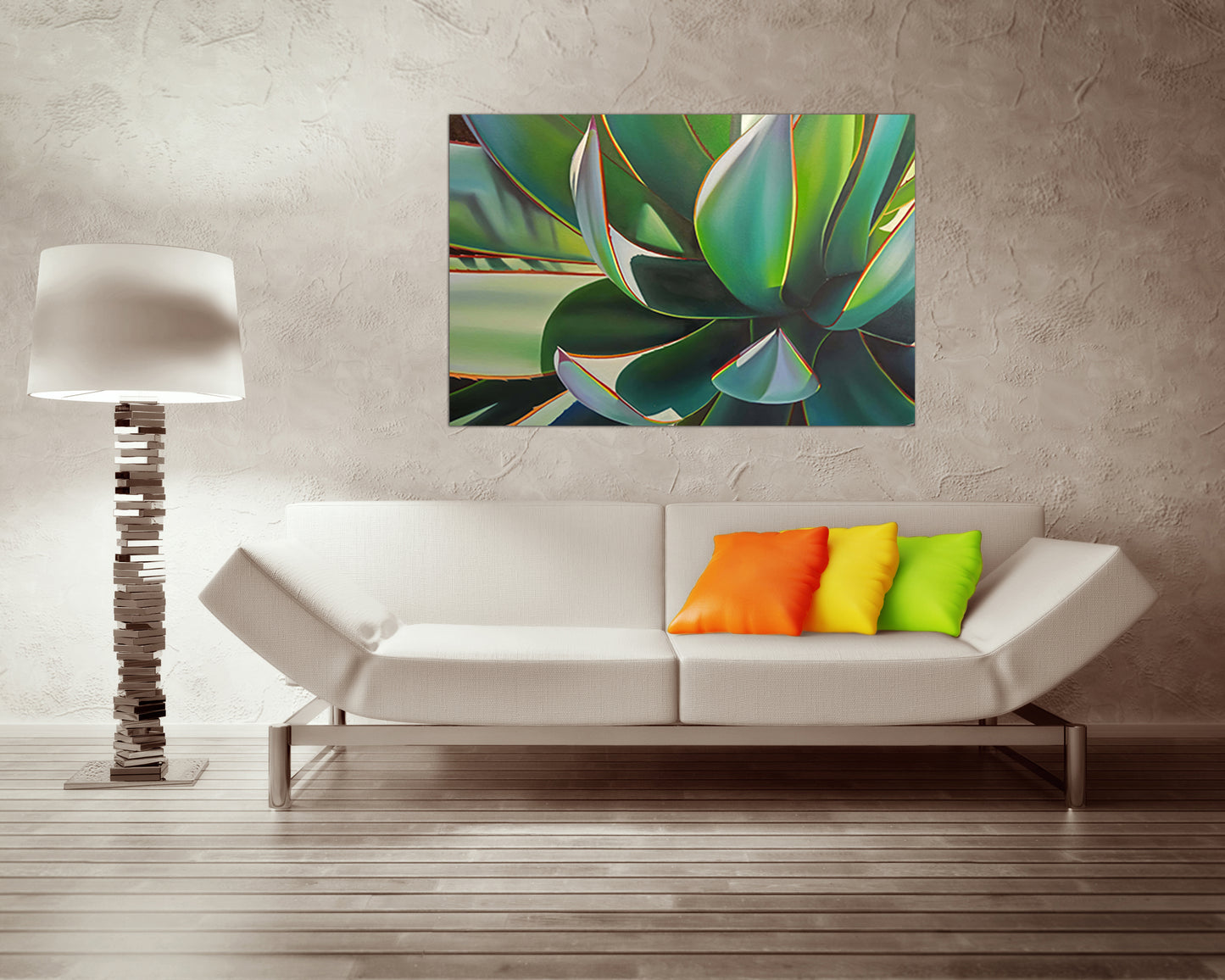 Succulent print Succulent canvas Botanical decor Flower wall art Cactus art Gift flower