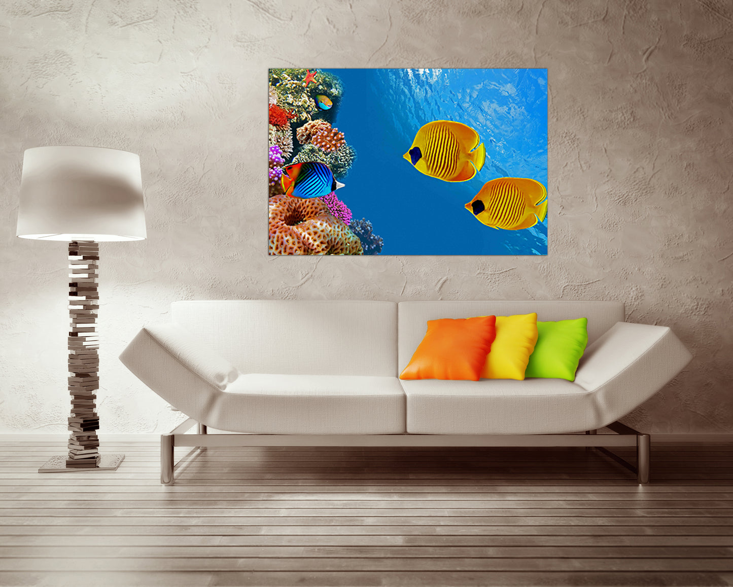 Fish print Fish canvas Fish decor Fish wall art Fish poster Ocean wall decor Sea canvas set Fishing gifts Diving Sea life Coral wall decor