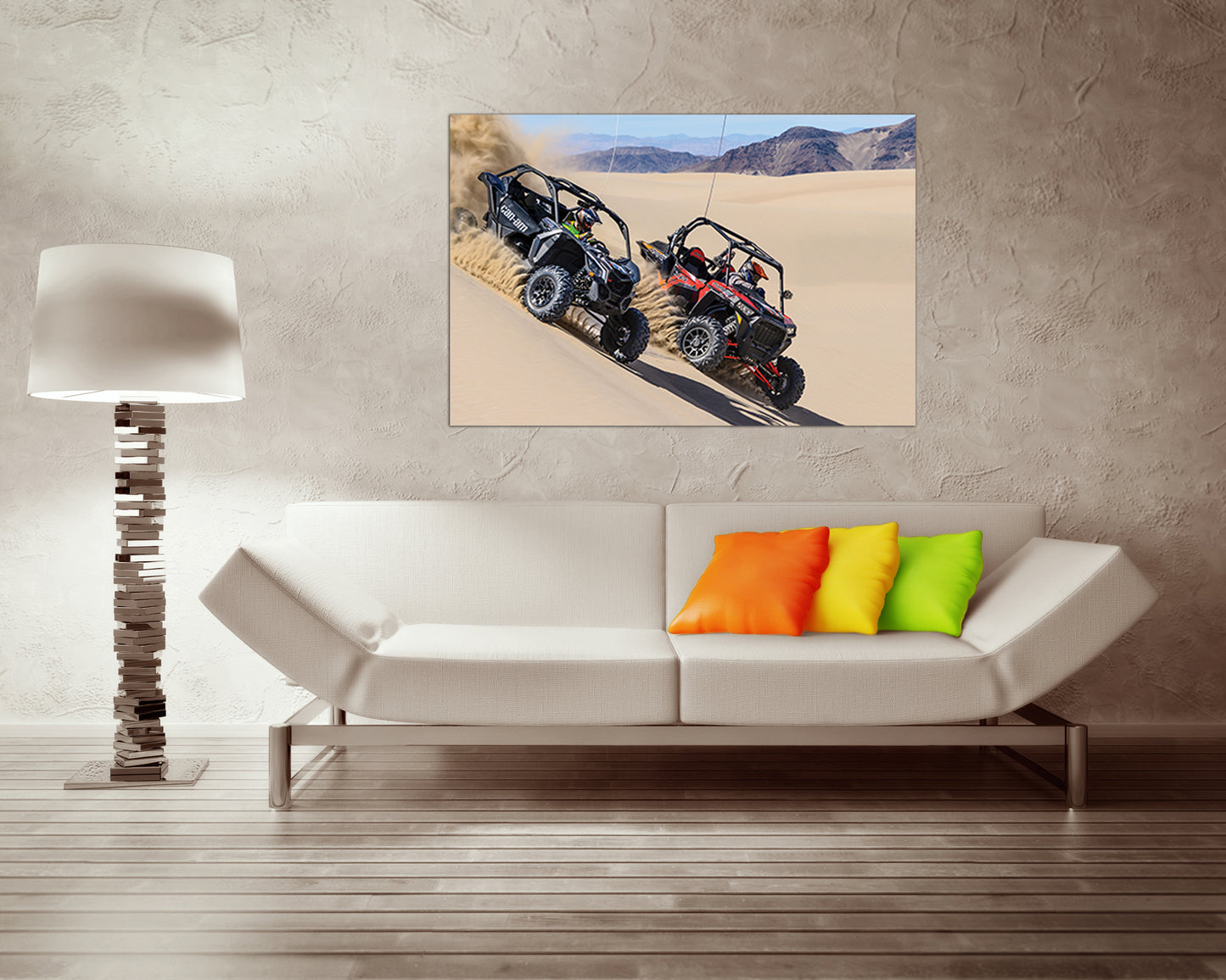 Wall art canvas Polaris car Sports print Mechanism decor Racing gift