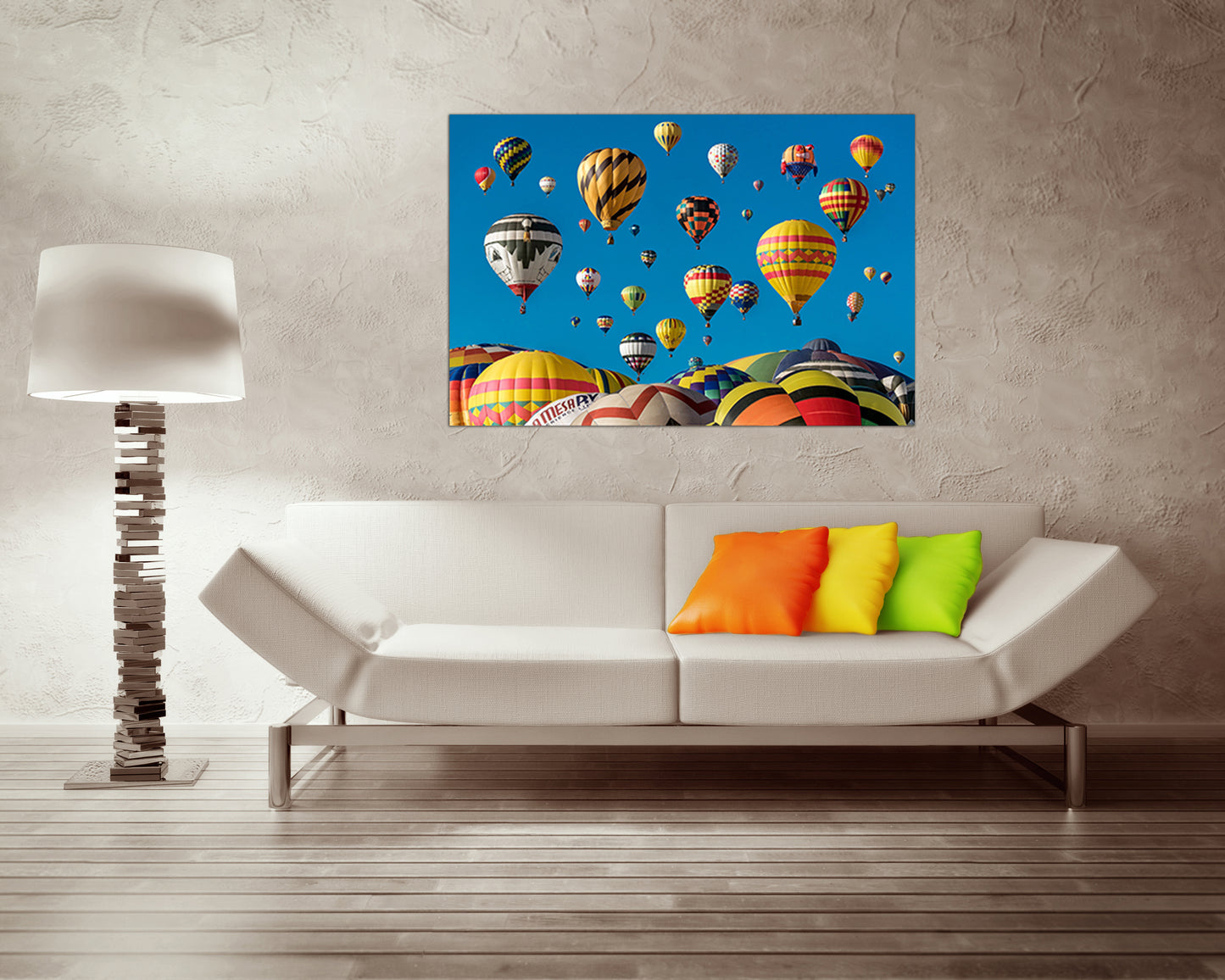 Wall art canvas Balloon print on canvas Mechanism gift