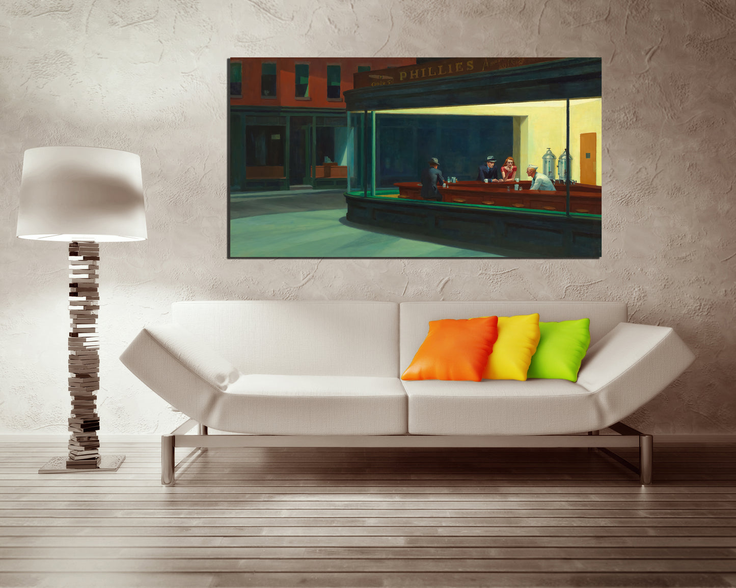 Nighthawks canvas Edward Hopper art works Painting print reproduction Ready to hang
