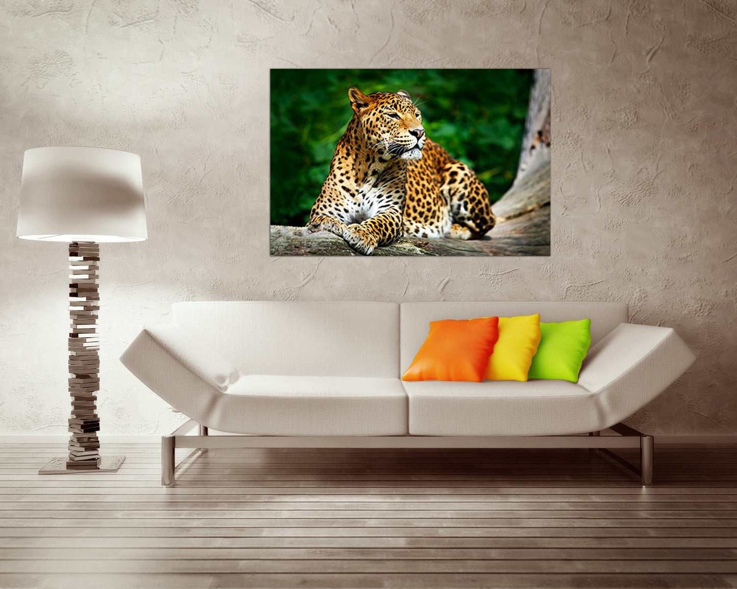 Leopard print on canvas Animals décor Cat photo gift Wild life artwork Cat wall art