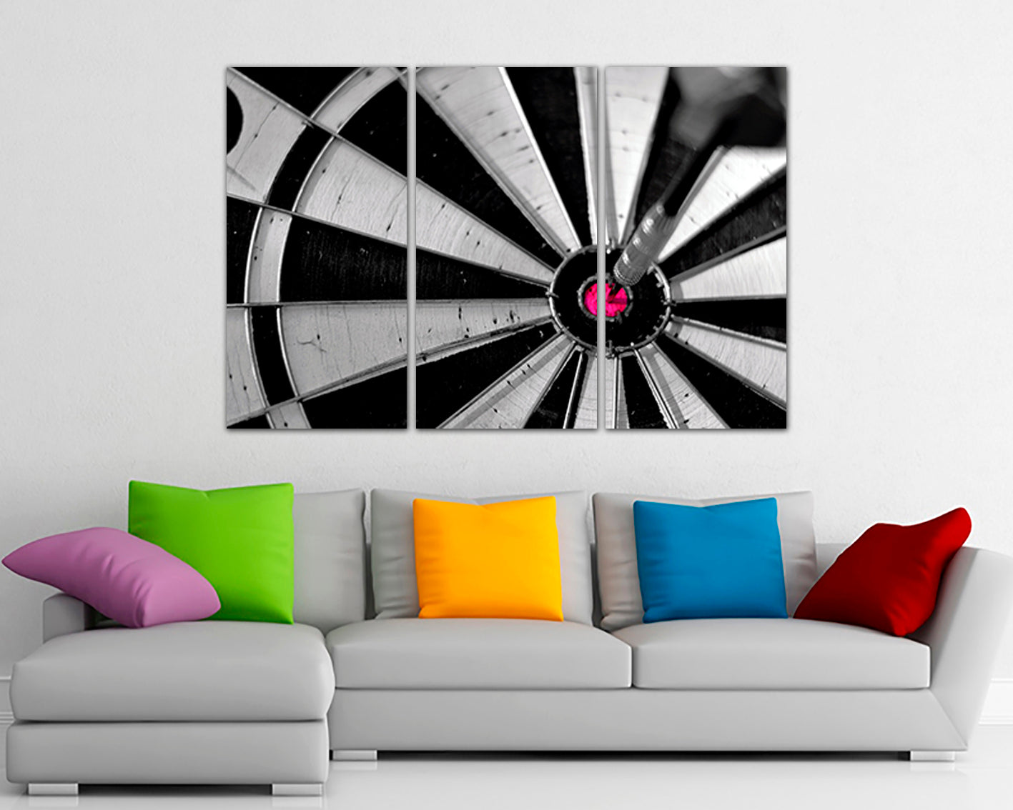 Darts canvas art Games wall print ready to hang
