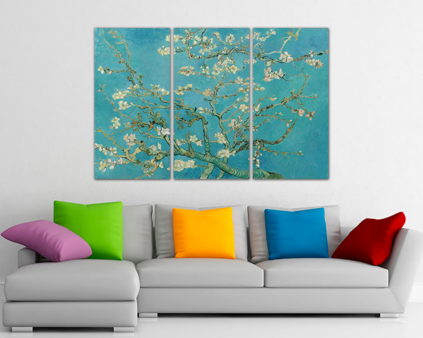 Almond blossoms Van Gogh canvas Flower art works Flower decor ready to hang