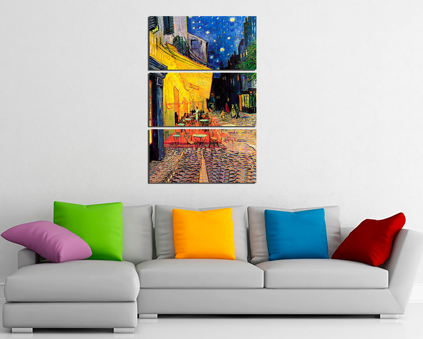 Night terrace Van gogh canvas Café art works ready to hang