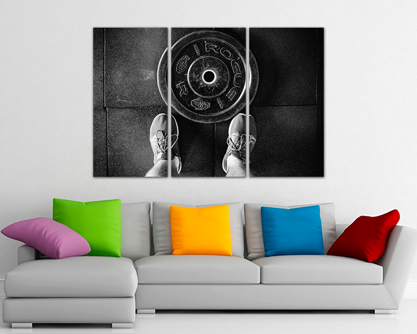 Bodybuilding canvas Body building art Metal lifting Muscles print Sport training Gym