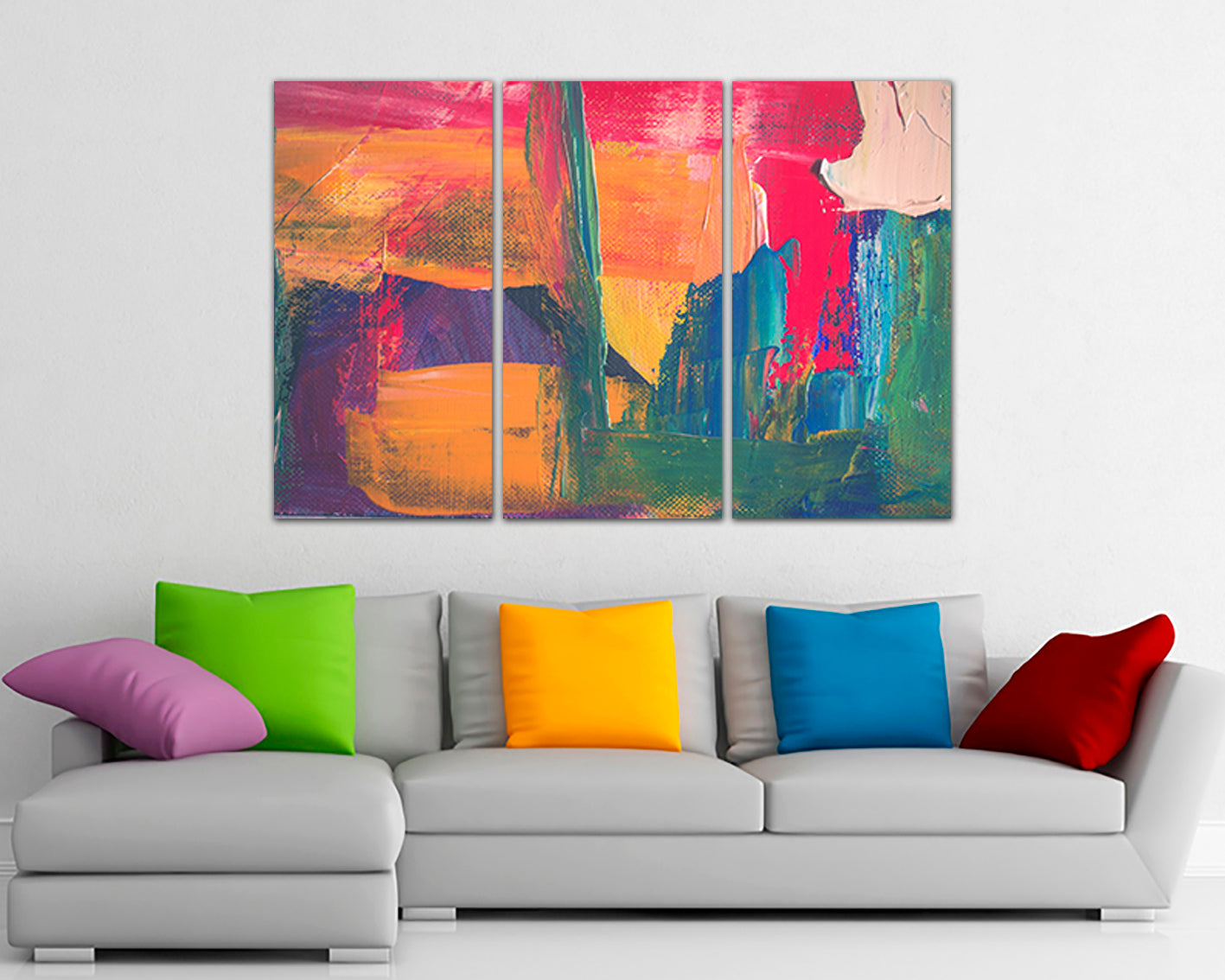Abstract canvas set Art texture Abstraction wall print Gift painting Living room décor