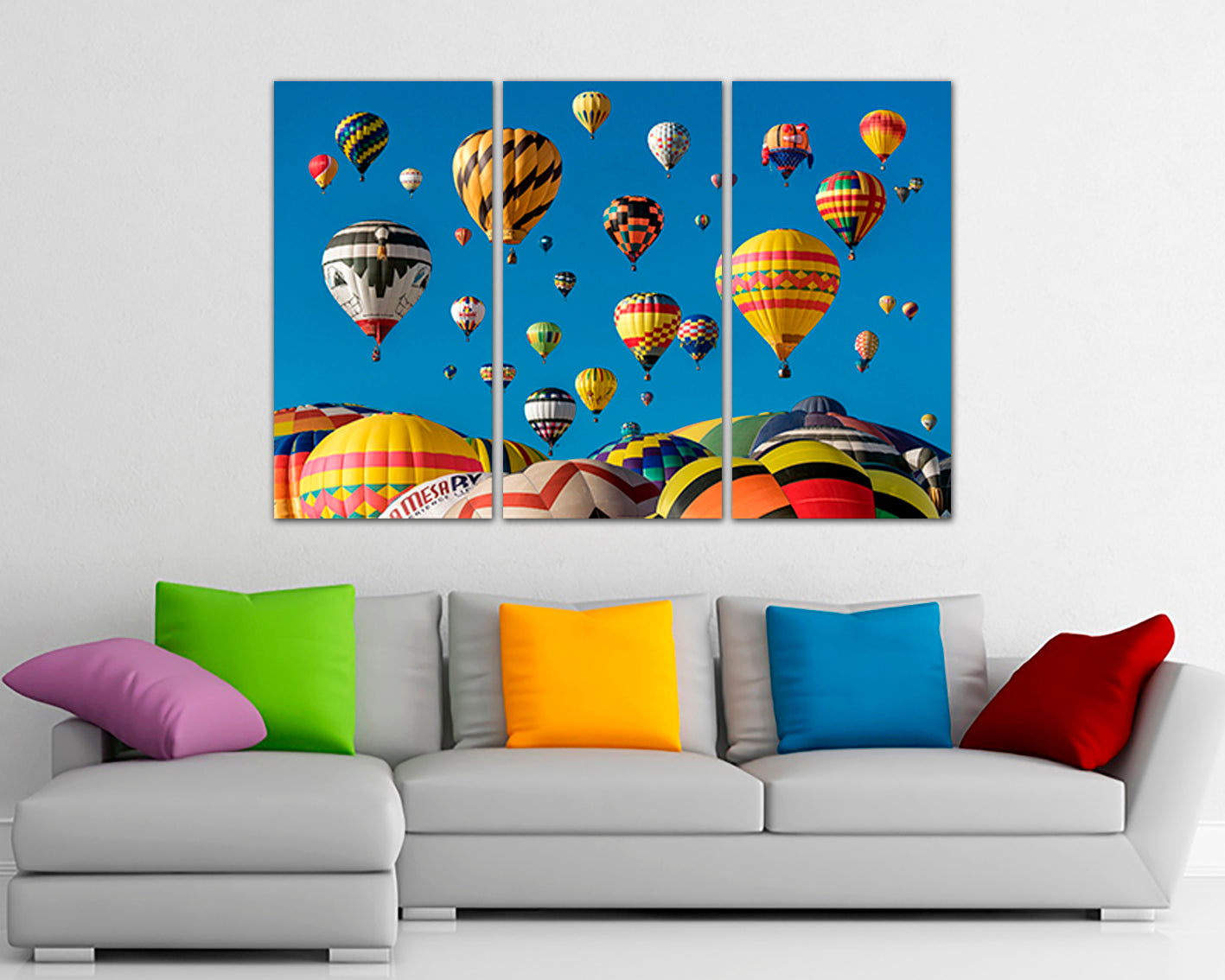 Wall art canvas Balloon print on canvas Mechanism gift