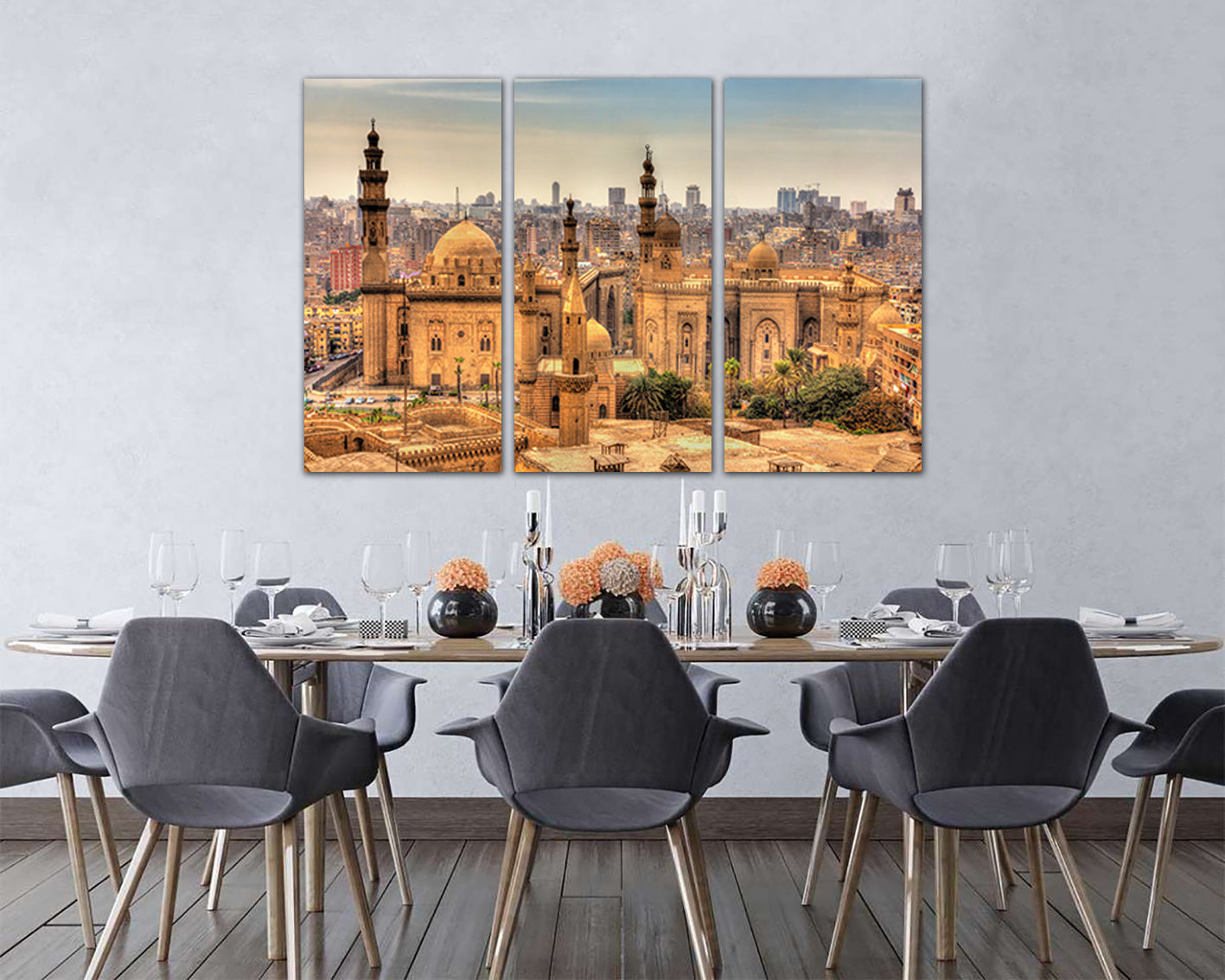 Istanbul wall décor Mosques sultan City art decor Turkish mosque skyline travel canvas