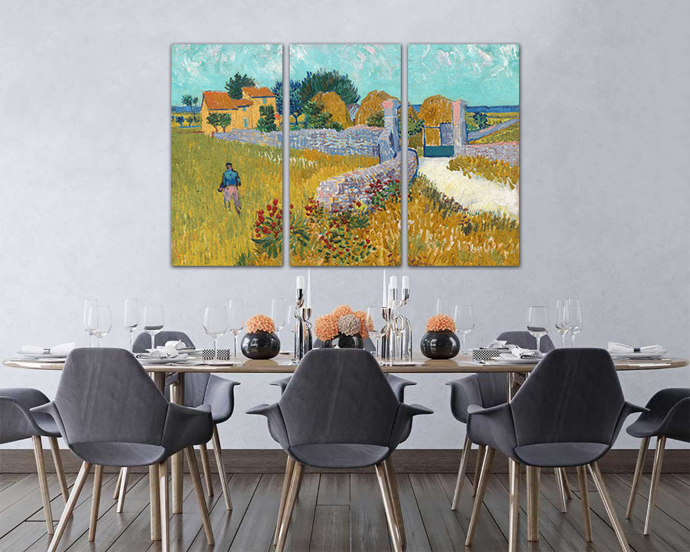 Farmhouse in Provence print on canvas reproduction Van Gogh art works