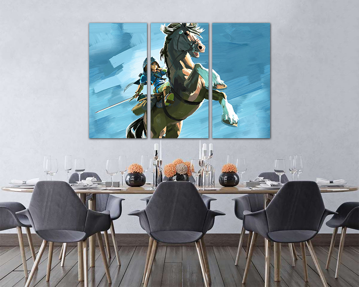 Legend of Zelda canvas Game art works nursery room print ready to hang