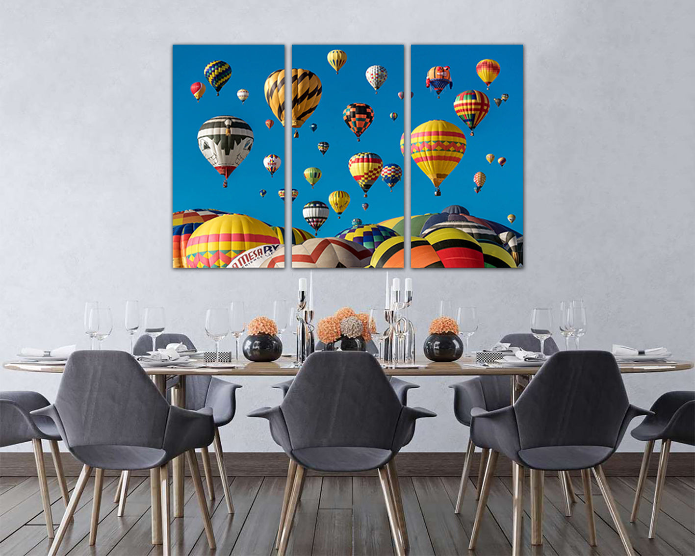 Wall art canvas Balloon print on canvas Mechanism gift
