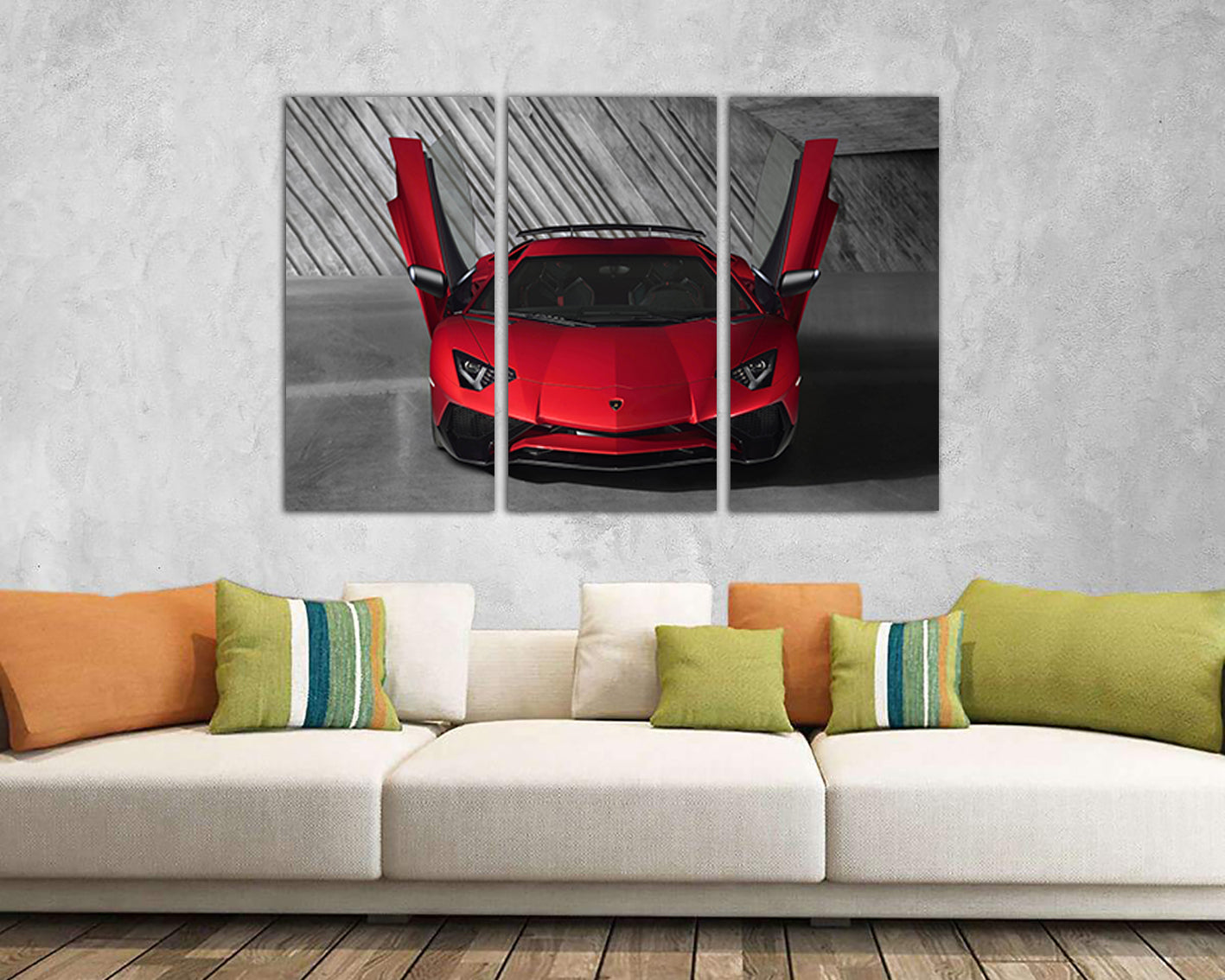 Sport car canvas Mechanism print Racing wall décor Transport art Muscle canvas