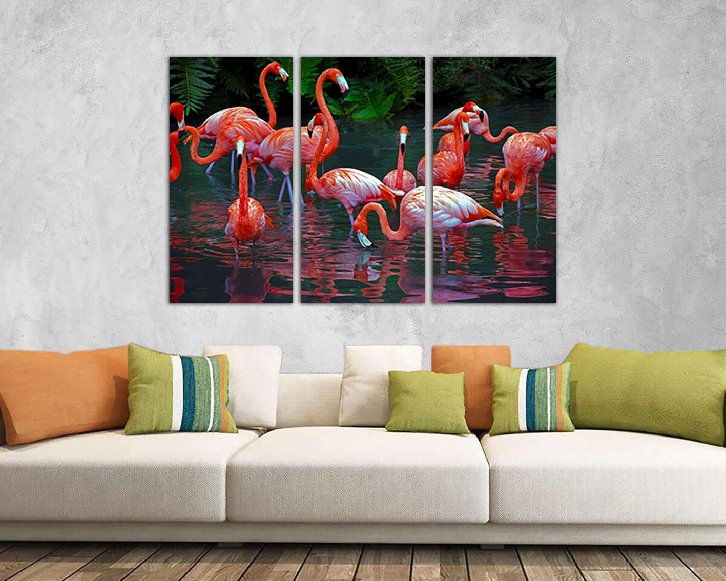 Flamingo canvas Animals Photo Print Baby room decor