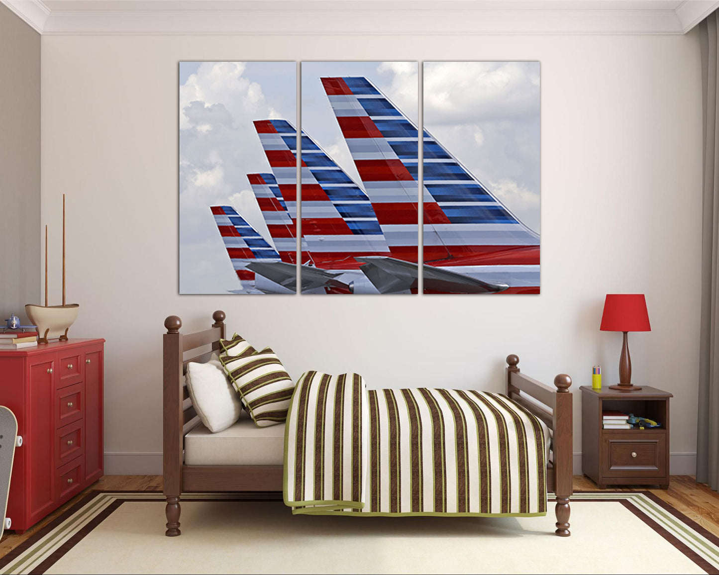 Aircraft canvas Mechanism decor Airplane wall art Engine print