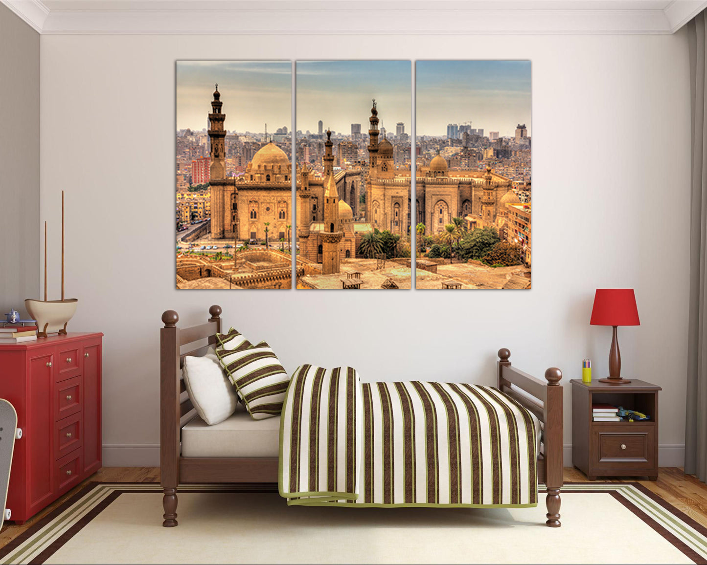 Istanbul wall décor Mosques sultan City art decor Turkish mosque skyline travel canvas