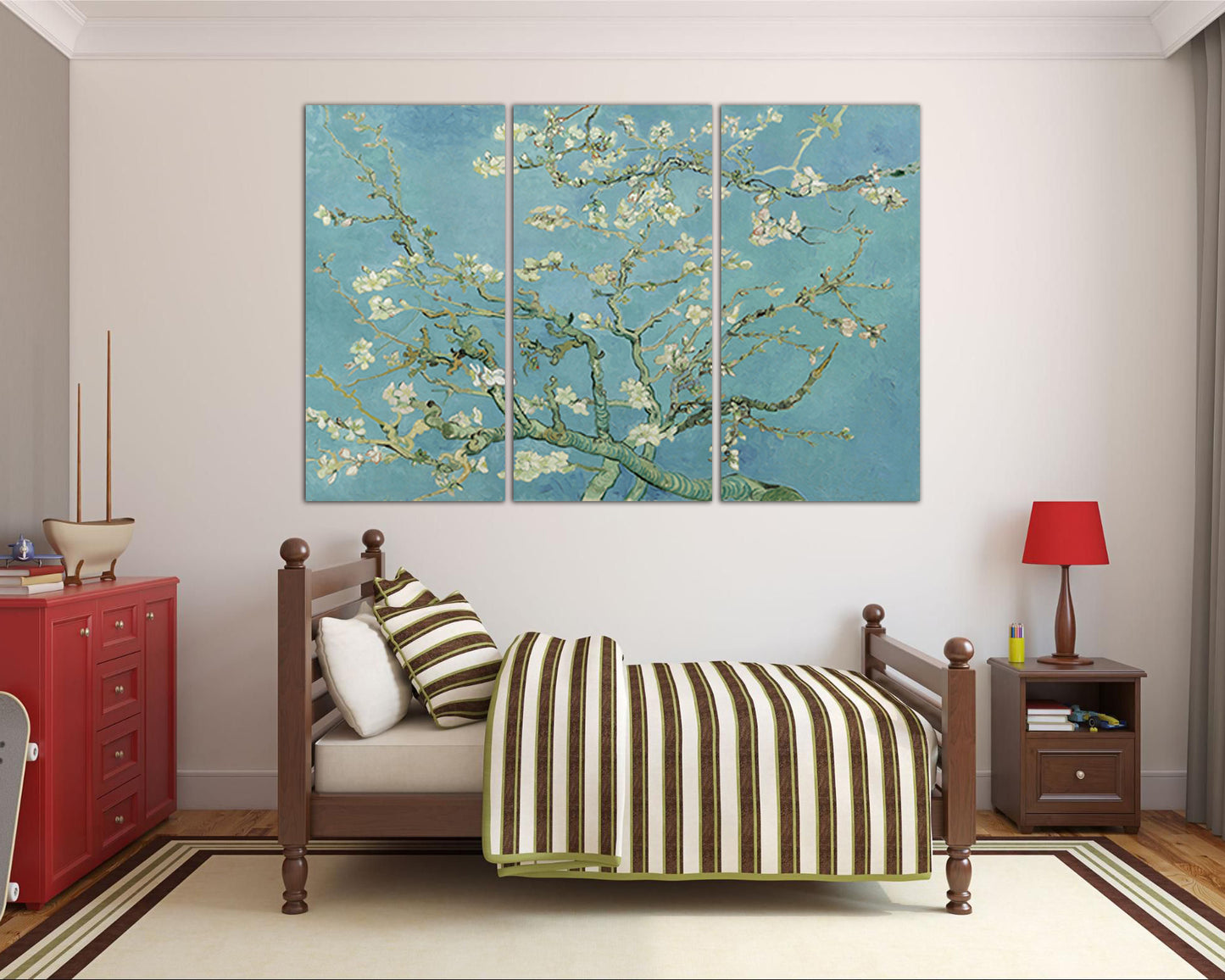 Almond blossoms Van Gogh canvas Flower art works Flower decor ready to hang