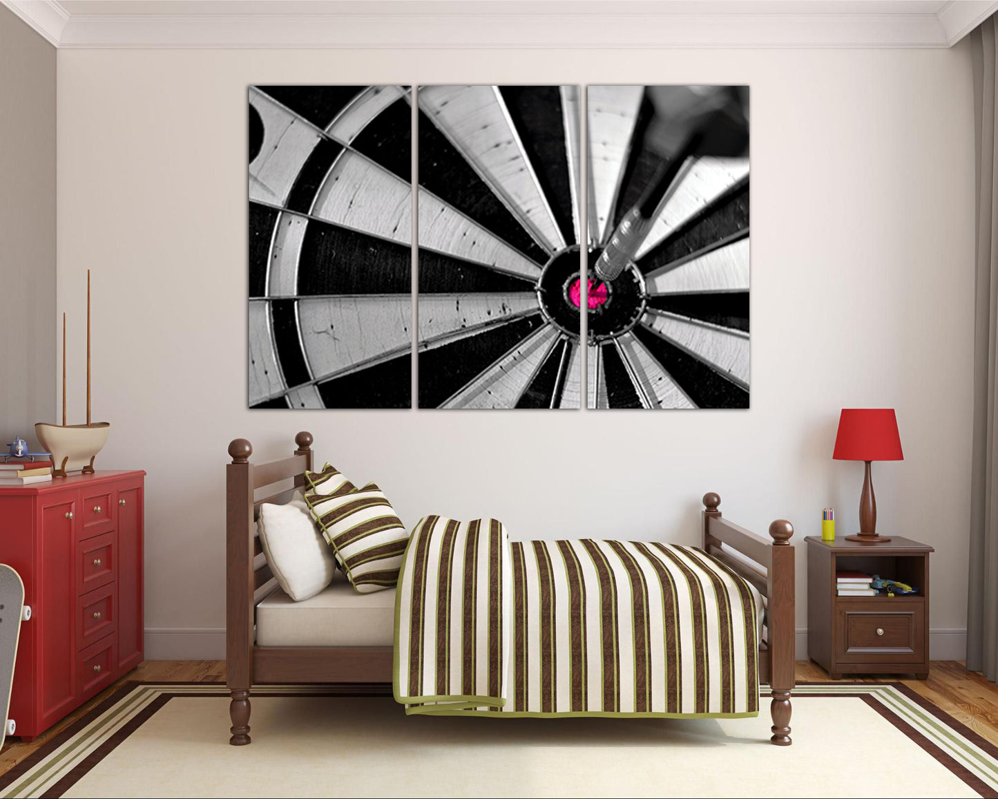 Darts canvas art Games wall print ready to hang