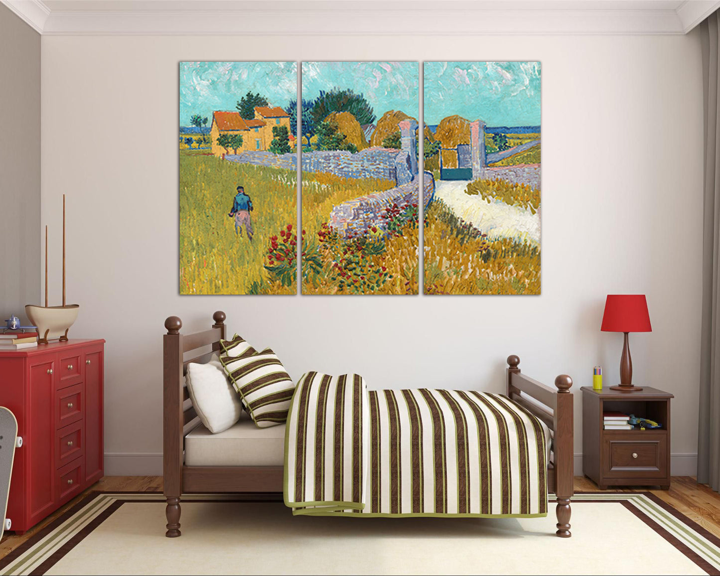 Farmhouse in Provence print on canvas reproduction Van Gogh art works