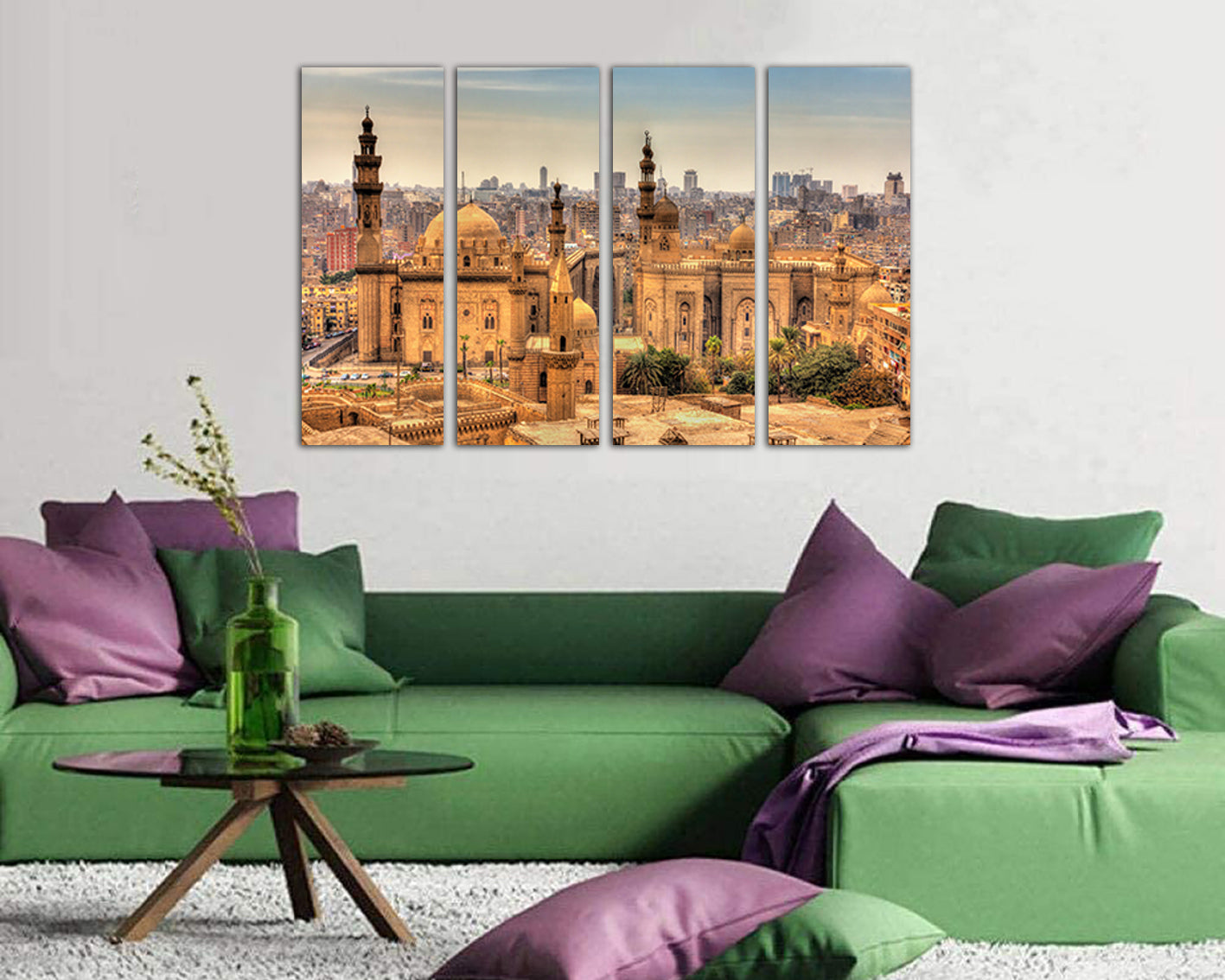 Istanbul wall décor Mosques sultan City art decor Turkish mosque skyline travel canvas