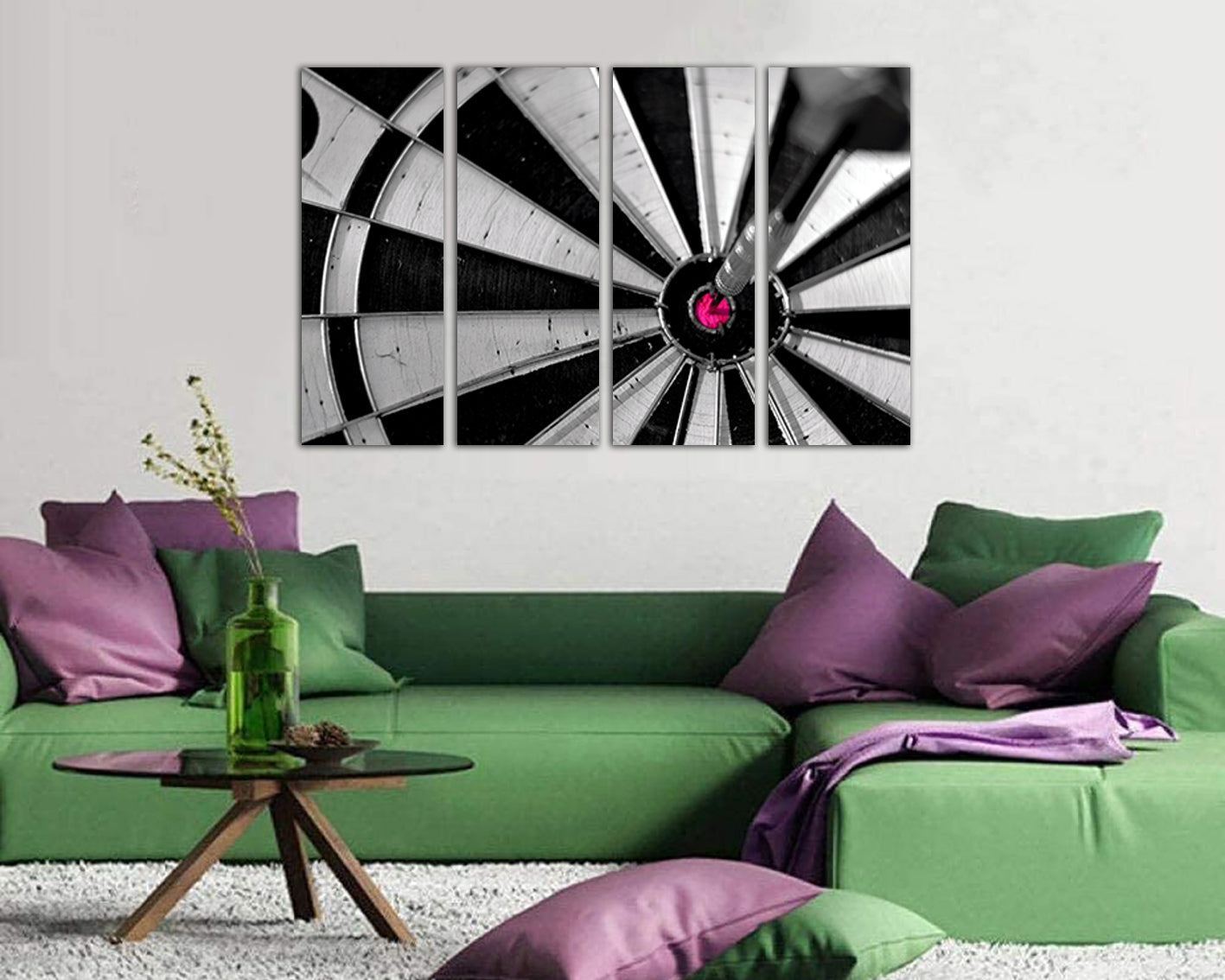 Darts canvas art Games wall print ready to hang