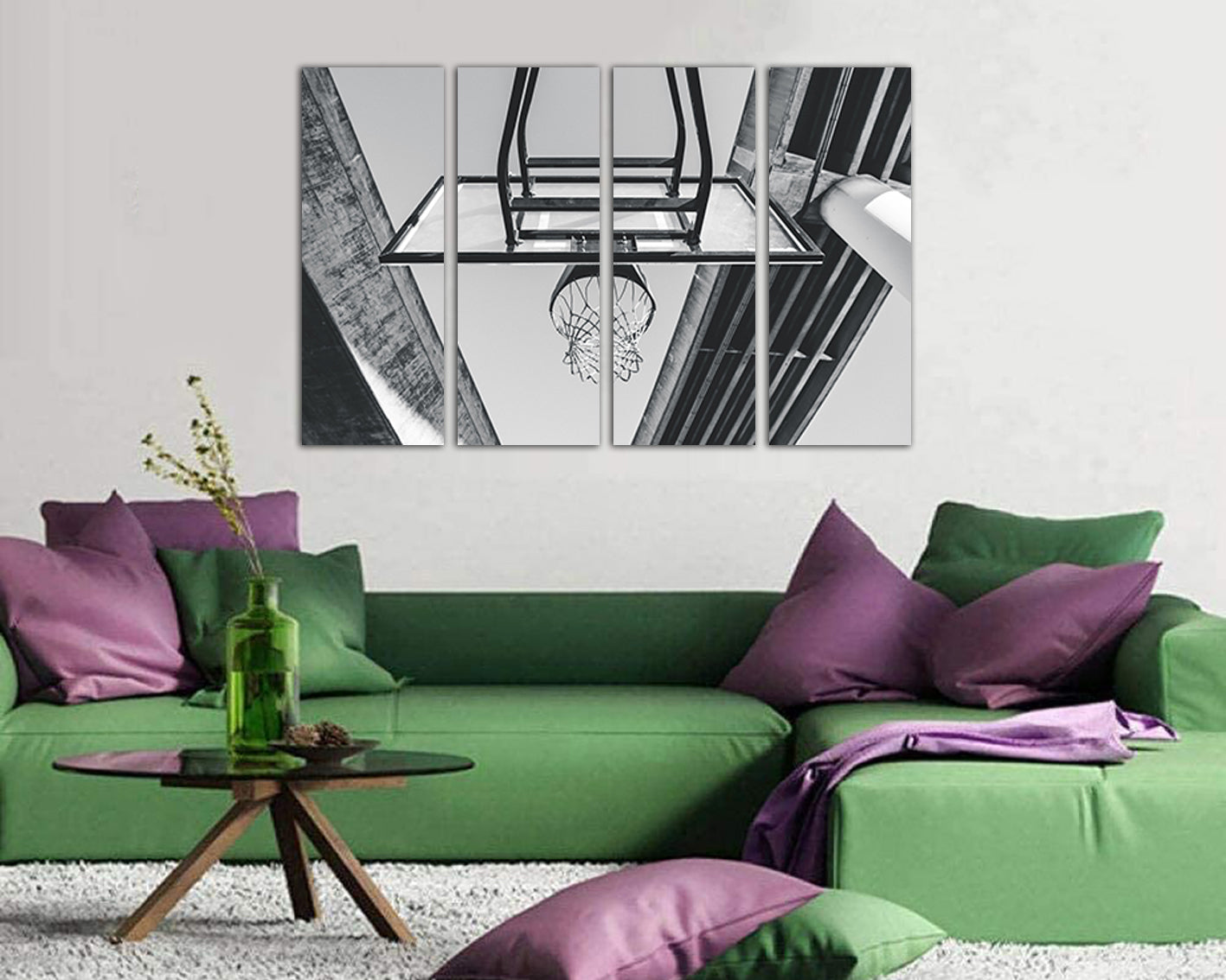 Basketball canvas Sport print Game wall art Boy room decor Soccer photo Athlete gift