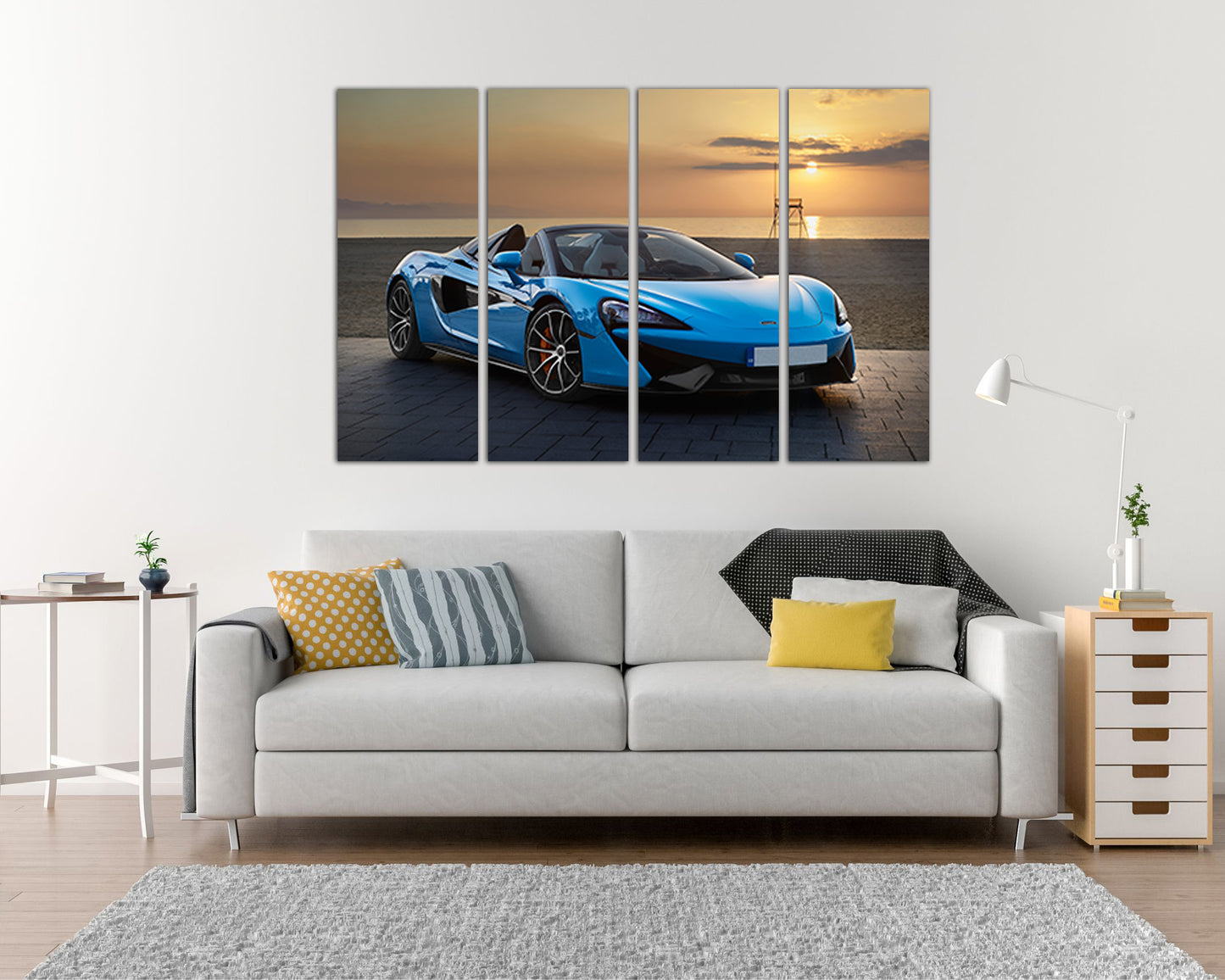 Sportcar canvas Super car print Mechanism decor Transport wall art Racing gift boy