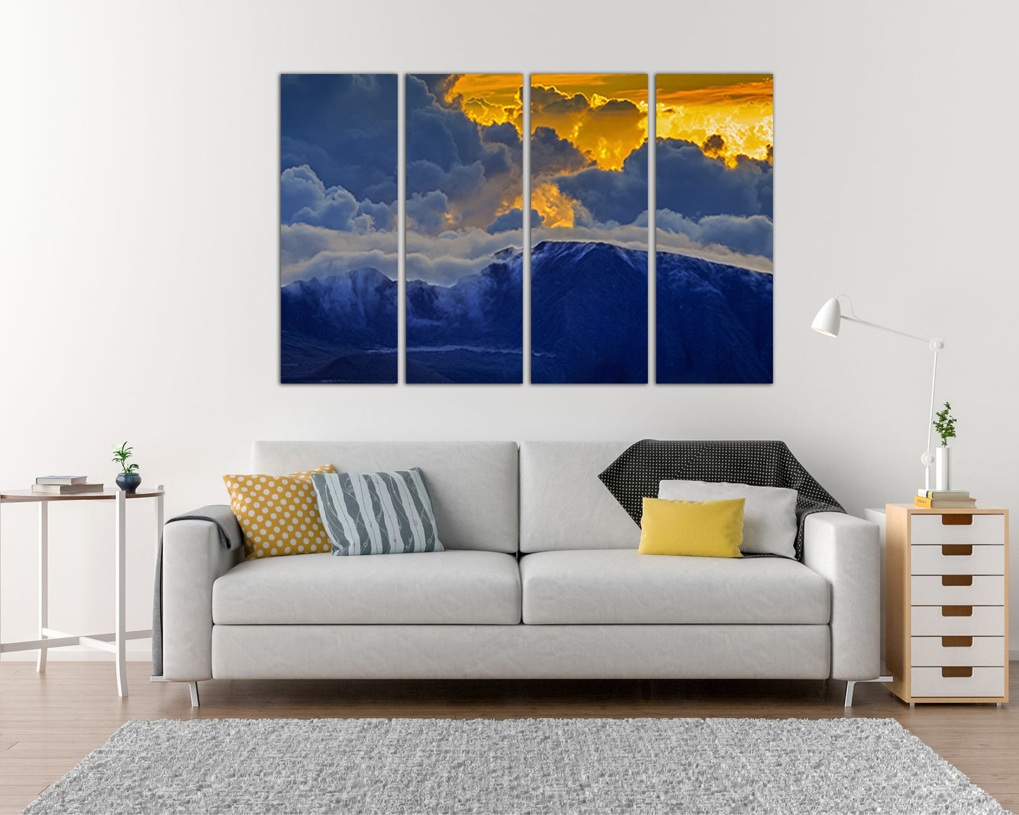 Haleakala National park Mountain maui canvas Volcano art Hawaii décor nature print