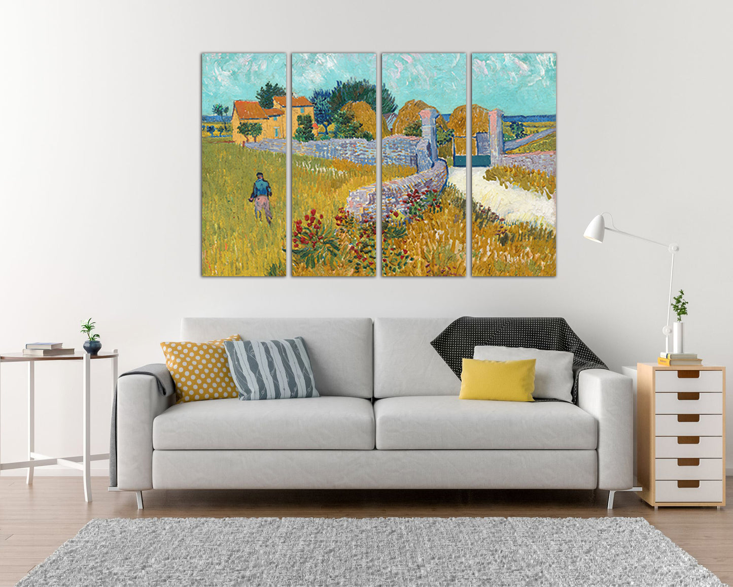 Farmhouse in Provence print on canvas reproduction Van Gogh art works