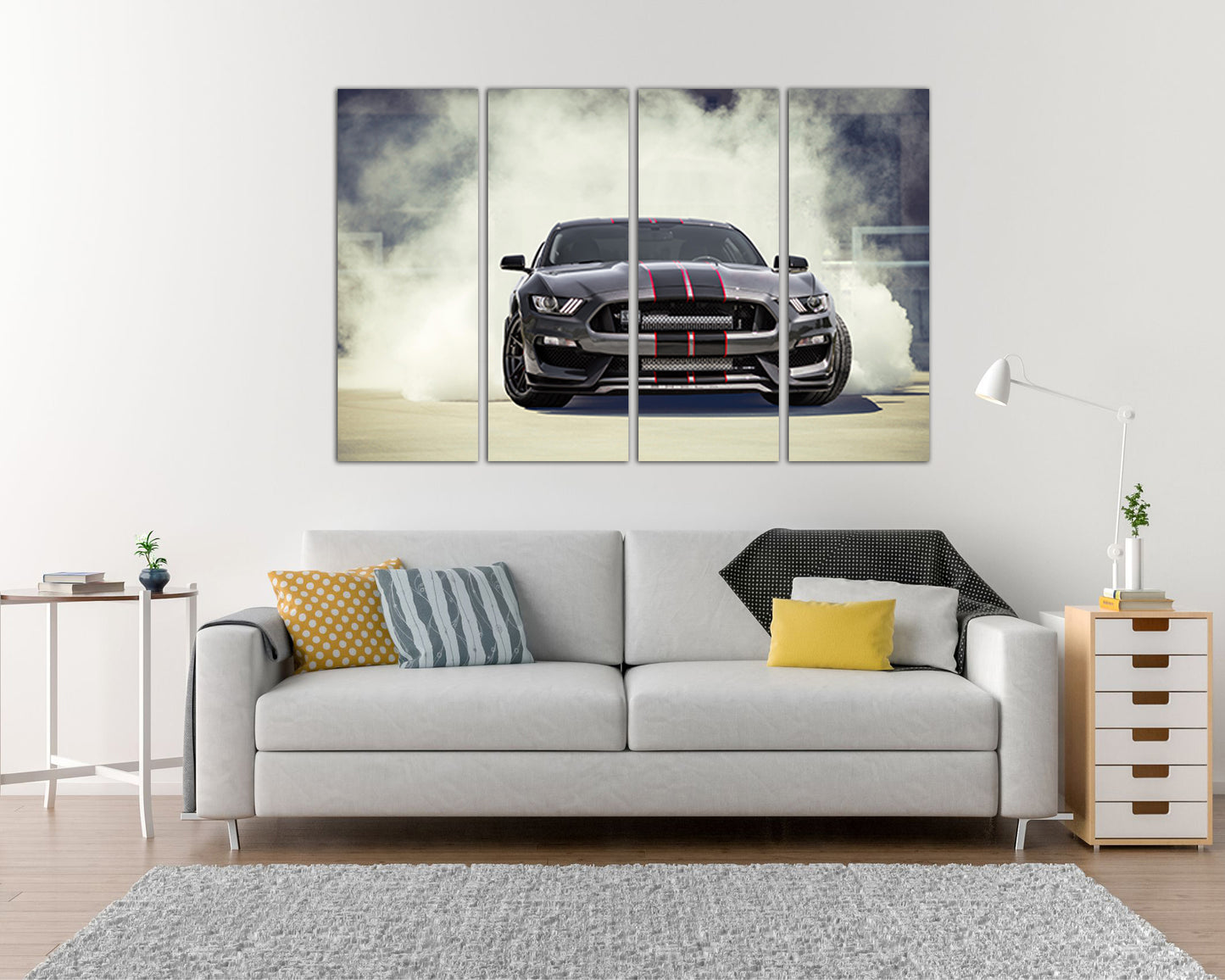 Wall art canvas Sportcar print Mechanism decor Racing art Transport gift
