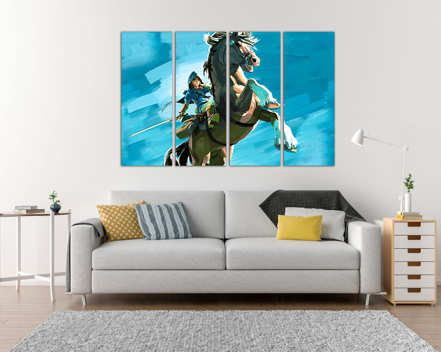 Legend of Zelda canvas Game art works nursery room print ready to hang