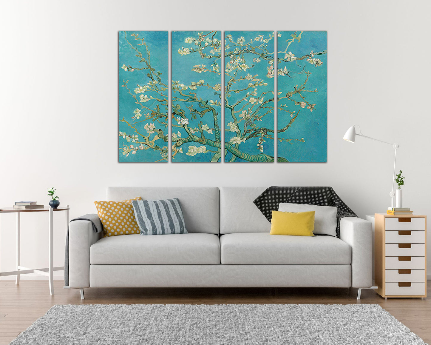 Almond blossoms Van Gogh canvas Flower art works Flower decor ready to hang