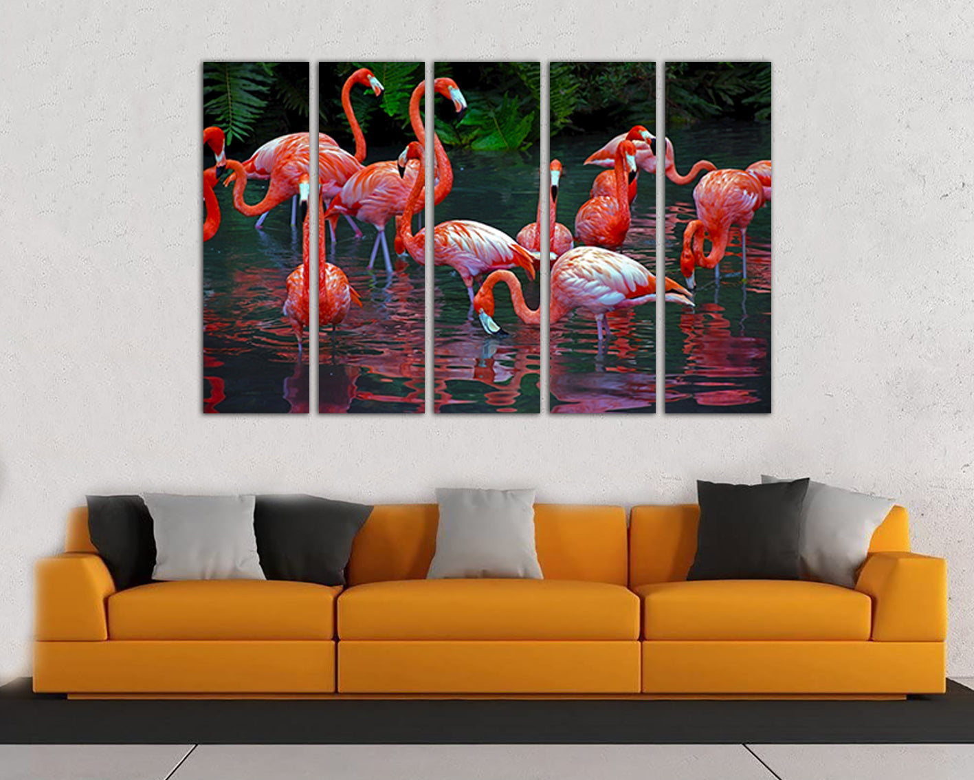 Flamingo canvas Animals Photo Print Baby room decor