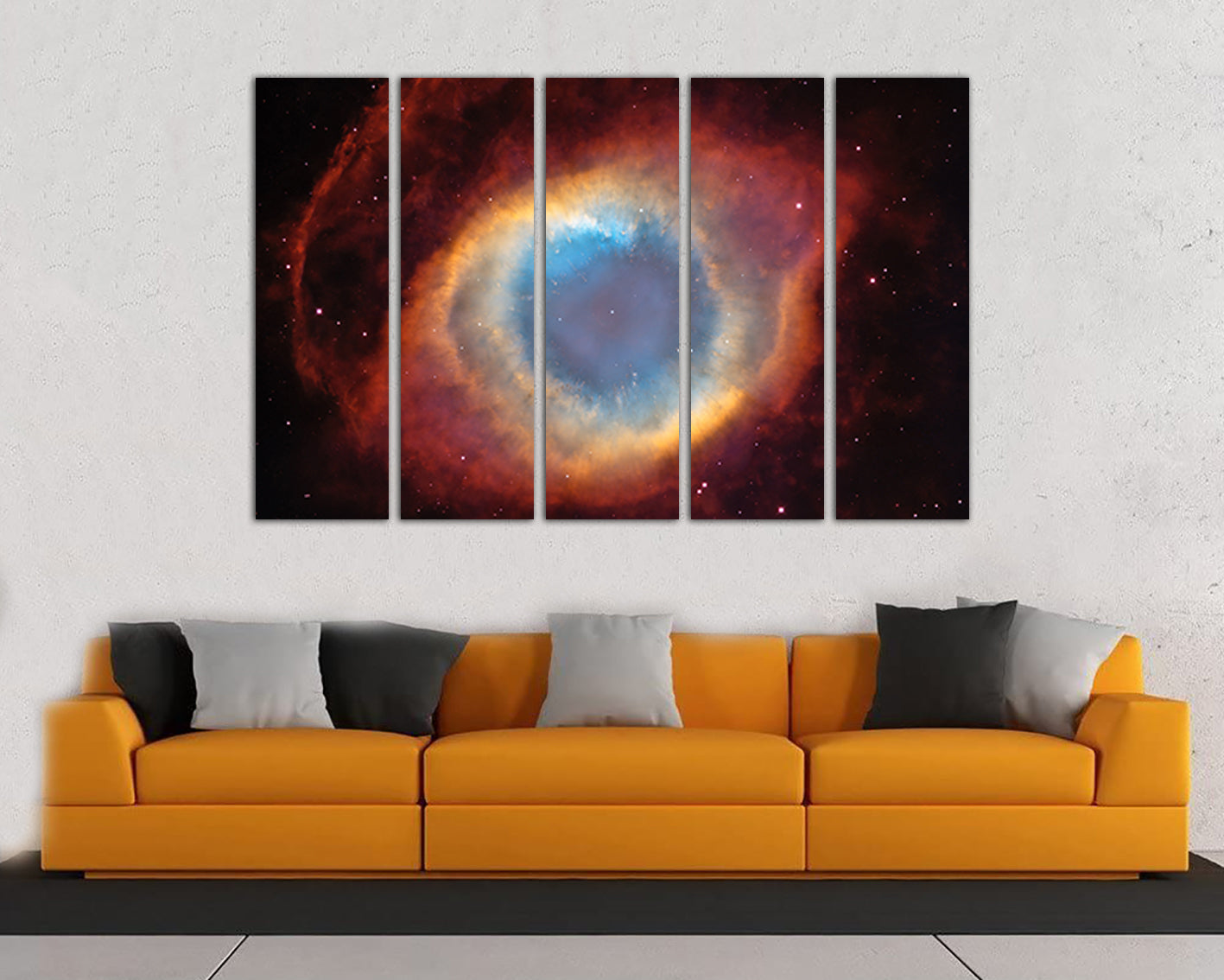 Galaxy nebula Space canvas Cosmos print Nursery art decor