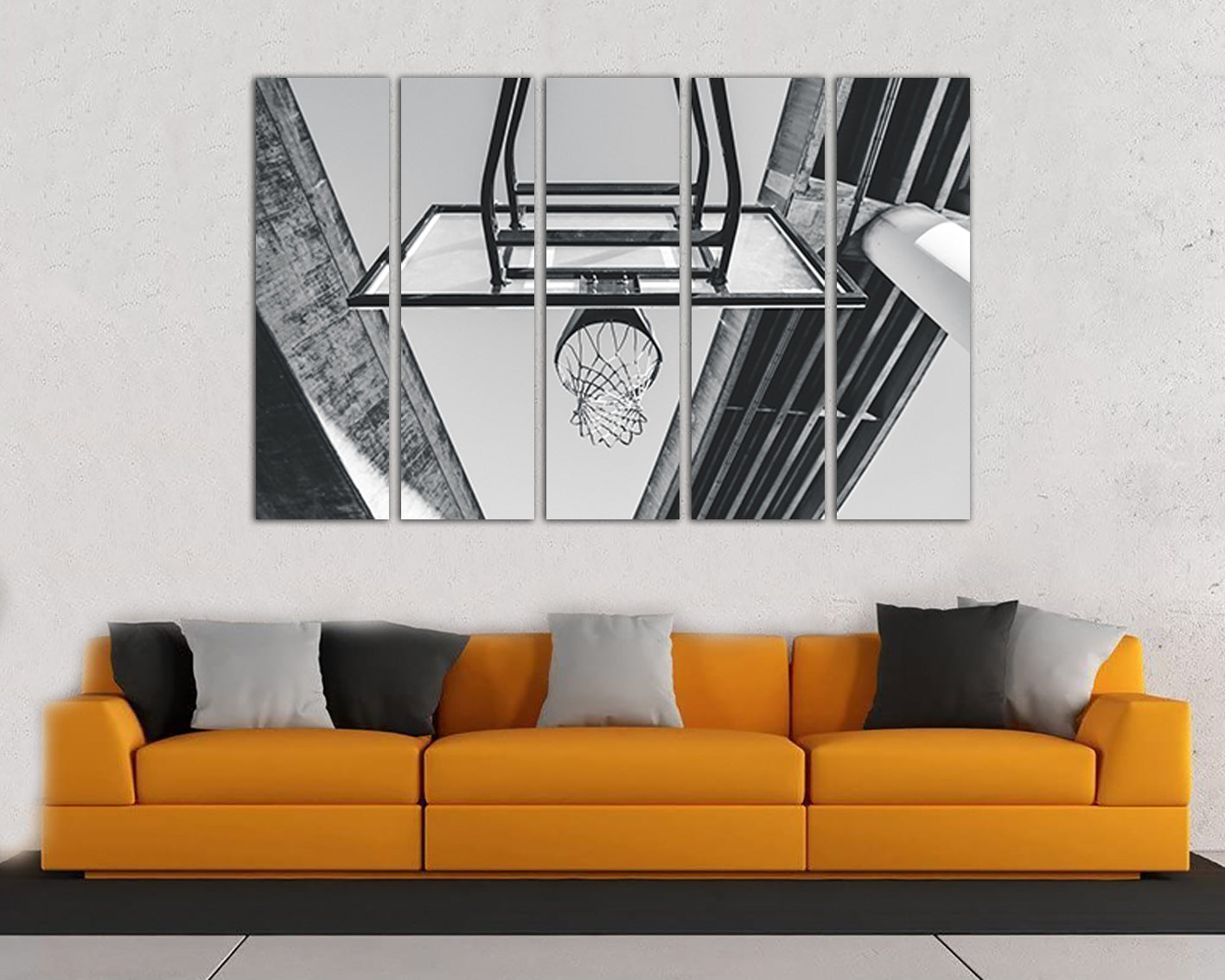 Basketball canvas Sport print Game wall art Boy room decor Soccer photo Athlete gift