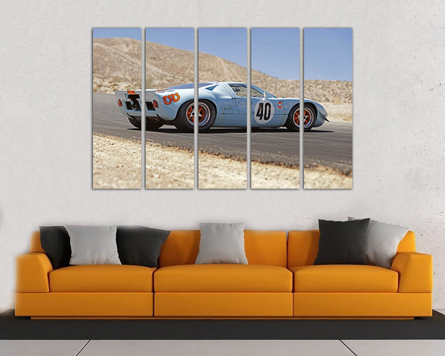 Sports car wall décor Transport print Mechanism photo Racing kids art gift Race car artwork
