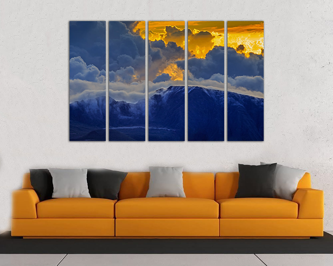 Haleakala National park Mountain maui canvas Volcano art Hawaii décor nature print