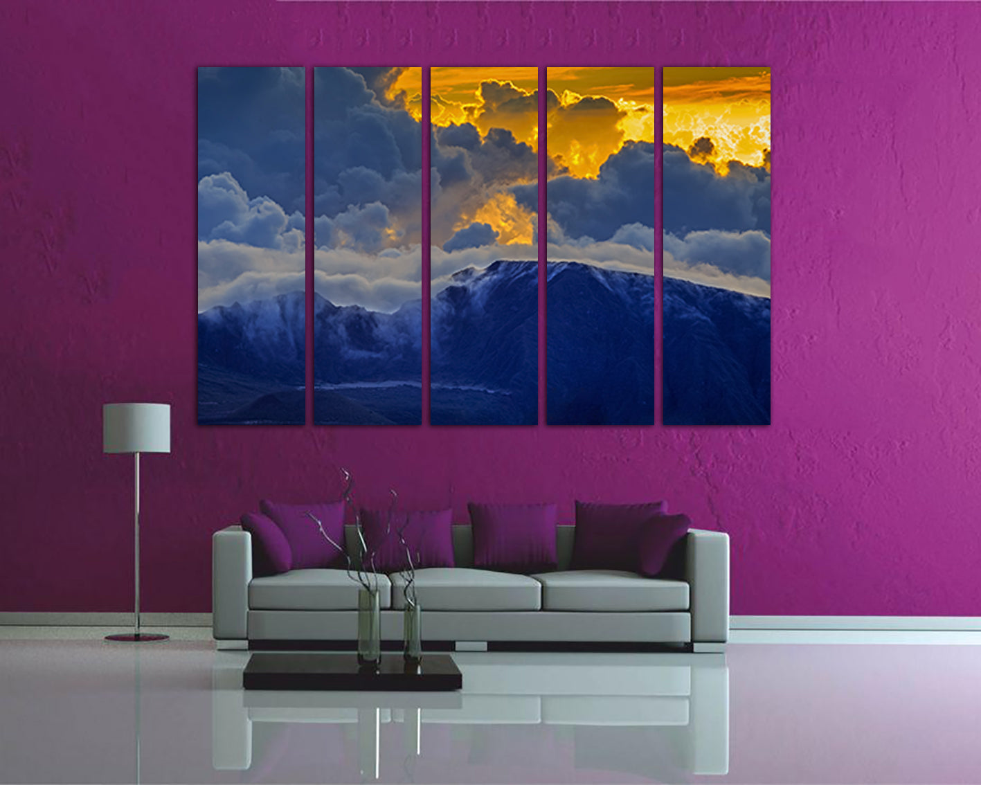 Haleakala National park Mountain maui canvas Volcano art Hawaii décor nature print