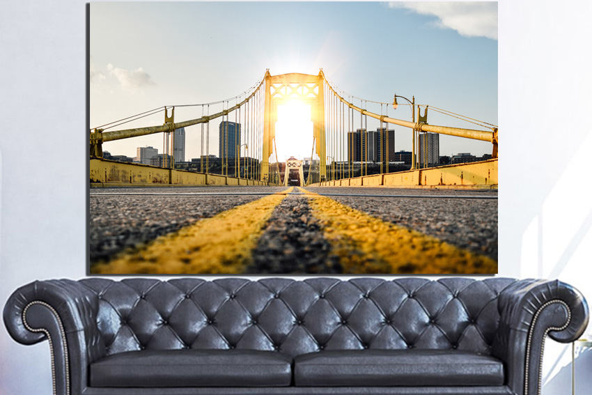 Bridge Pittsburgh canvas Pennsylvania Pittsburgh travel wall decor