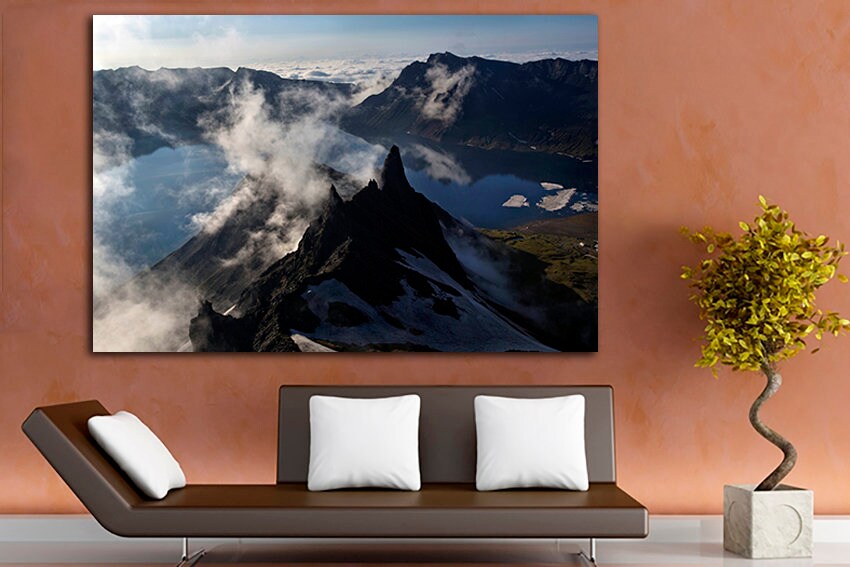 Mountains canvas Nature decor Landscape artwork