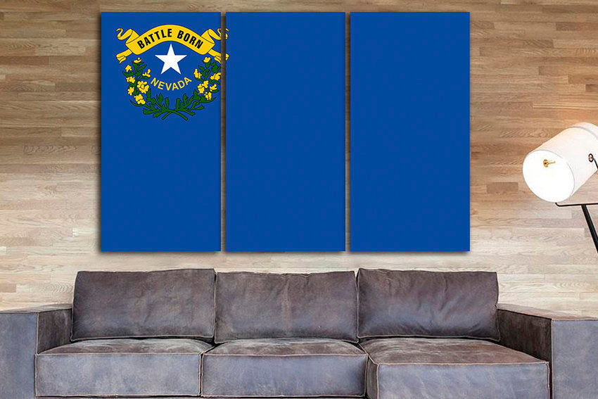 Nevada state Flag print Nevada flag art Nevada flag decor Nevada flag canvas Nevada flag print Art print Office decor Poster flag Photo art