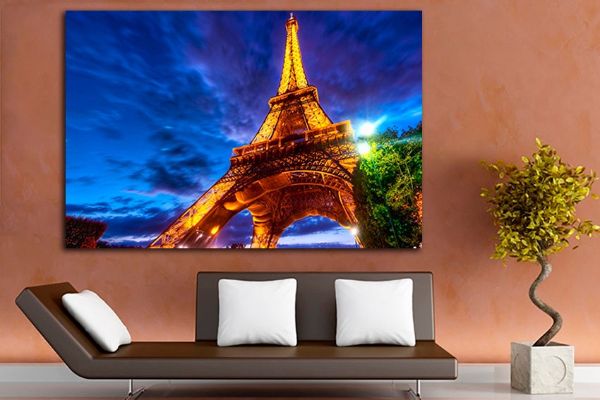 Paris Eiffel Tower Canvas Paris travel decor